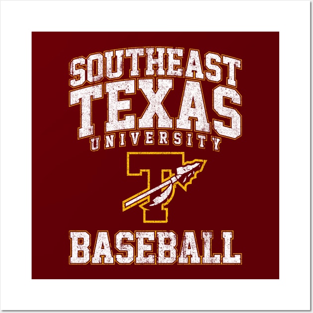 Southeast Texas University Baseball Wall Art by huckblade